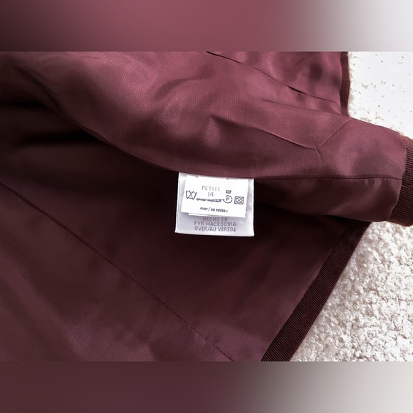 Liz Claiborne Brown Wool Jacket Blazer - Picture 5 of 6